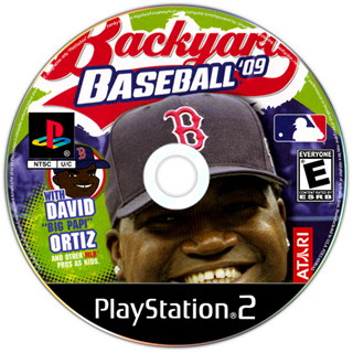 Backyard Baseball 09 back cover for Playstation 2